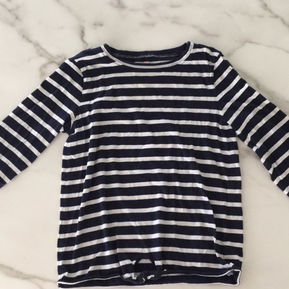Girls striped long sleeved shirt